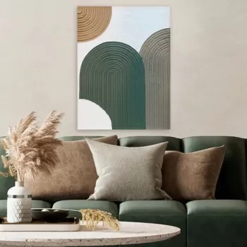 Tablou decorativ 3D, RFB2_70100, Canvas , Cadru: 100% LEMN (grosime: 3cm), Multicolor imagine