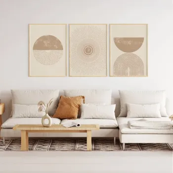 Tablou decorativ, 3Dartsohoset14, LEMN SOLID, MDF, Multicolor imagine