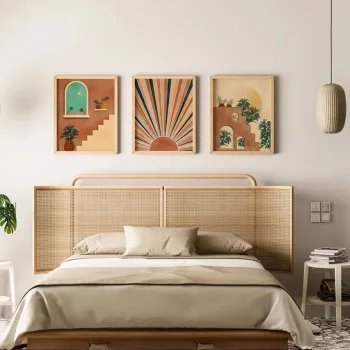 Tablou decorativ, 3Dartsohoset25, LEMN SOLID, MDF, Multicolor imagine