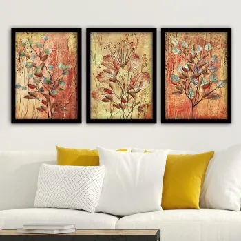 Tablou decorativ, 3SC45, MDF, Plastic, Multicolor imagine