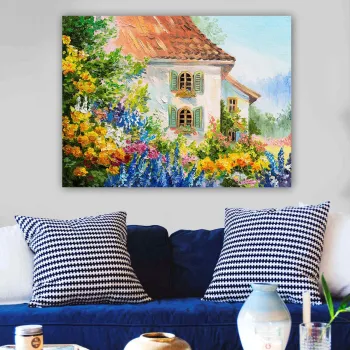 Tablou decorativ, 410266006_70100, Cadru: 100% LEMN (grosime: 3 cm), Multicolor imagine