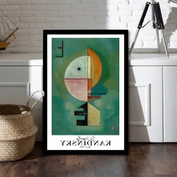 Tablou decorativ, 4262SYHKANDINSKY-024, Fundal: 100% MDF (Grosime: 2,7 mm), Multicolor imagine
