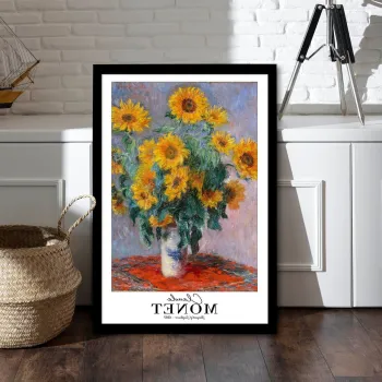 Tablou decorativ, 4262SYHMONET-003, PVC POLIURETAN, Fundal: 100% MDF (Grosime: 2,7 mm, Multicolor imagine