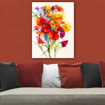 Tablou decorativ, 454561096_70100, Cadru: 100% LEMN (grosime: 3 cm), Multicolor imagine