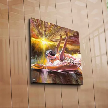 Tablou decorativ, 4545C-62, Dimensiune: 45 x 45 cm, Multicolor imagine