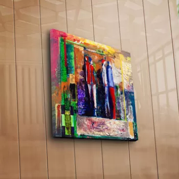 Tablou decorativ, 4545K-103, Canvas, Dimensiune: 45 x 45 cm, Multicolor imagine