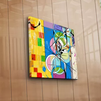 Tablou decorativ, 4545K-104, Canvas, Dimensiune: 45 x 45 cm, Multicolor imagine