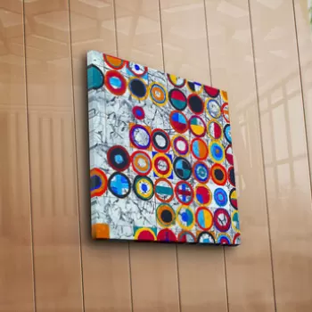 Tablou decorativ, 4545K-105, Canvas, Dimensiune: 45 x 45 cm, Multicolor imagine