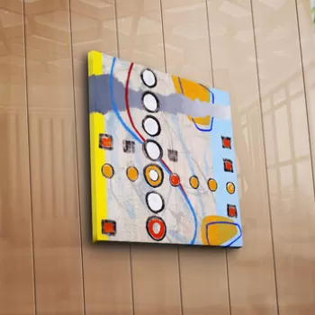 Tablou decorativ, 4545K-106, Canvas, Dimensiune: 45 x 45 cm, Multicolor imagine