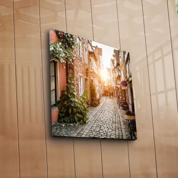 Tablou decorativ, 4545K-54, PANZA DIN PIELE INTOARSA, Dimensiune: 45 x 45 cm, Multicolor imagine