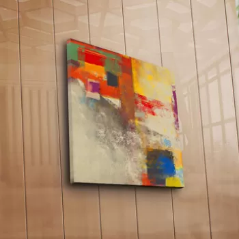 Tablou decorativ, 4545K-99, Canvas, Dimensiune: 45 x 45 cm, Multicolor imagine