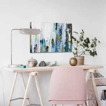 Tablou decorativ, 4570ABSC, Lemn, Multicolor imagine