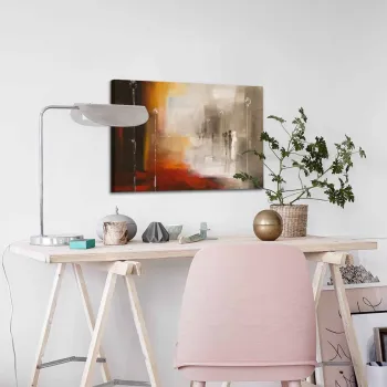 Tablou decorativ, 4570ABSC, Lemn, Multicolor imagine