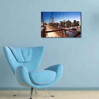 Tablou decorativ, 4570BRC-11, Canvas, Dimensiune: 45 x 70 cm, Multicolor imagine