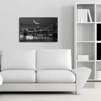 Tablou decorativ, 4570BRC-13, Canvas, Dimensiune: 45 x 70 cm, Multicolor imagine