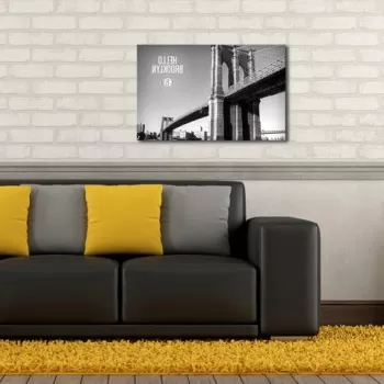Tablou decorativ, 4570BRC-14, Canvas, Dimensiune: 45 x 70 cm, Multicolor imagine