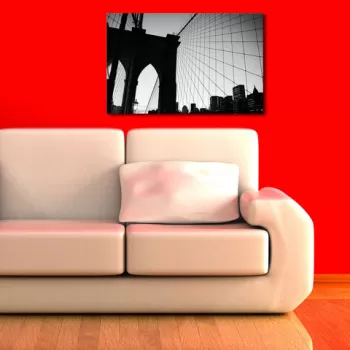 Tablou decorativ, 4570BRC-15, Canvas, Dimensiune: 45 x 70 cm, Multicolor imagine