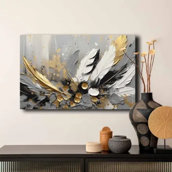 Tablou decorativ, 4570GSC-002, Lemn, Multicolor imagine