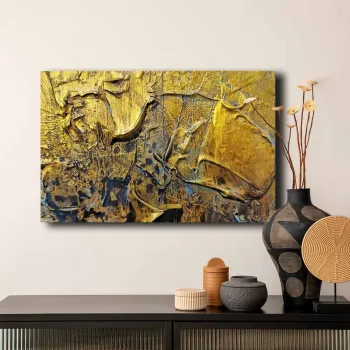 Tablou decorativ, 4570GSC-023, Lemn, Multicolor imagine