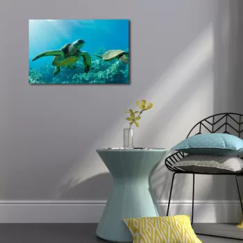 Tablou decorativ, 4570HW-2, Canvas, Dimensiune: 45 x 70 cm, Multicolor imagine