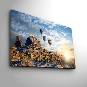 Tablou decorativ, 4570KC-4, Canvas, Dimensiune: 45 x 70 cm, Multicolor imagine
