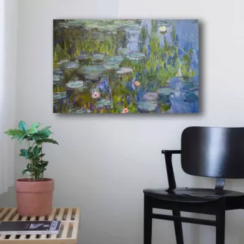 Tablou decorativ, 4570MONET016, Canvas , Lemn, Multicolor imagine