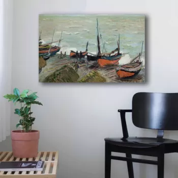 Tablou decorativ, 4570MONET023, Canvas , Lemn, Multicolor imagine