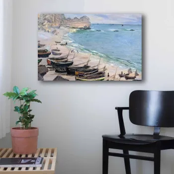 Tablou decorativ, 4570MONET031, Lemn, Multicolor imagine