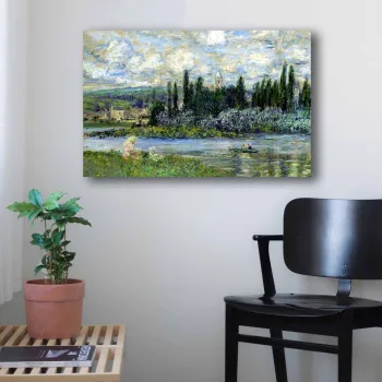 Tablou decorativ, 4570MONET032, Lemn, Multicolor imagine