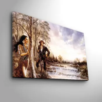 Tablou decorativ, 4570NTVC-2, Canvas, Dimensiune: 45 x 70 cm, Multicolor imagine