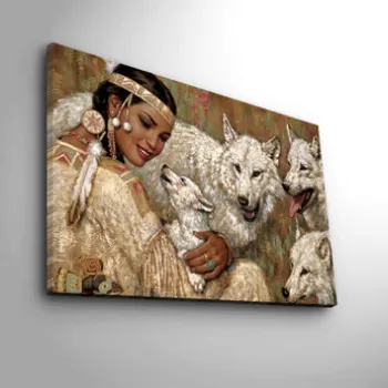 Tablou decorativ, 4570NTVC-7, Canvas, Dimensiune: 45 x 70 cm, Multicolor imagine