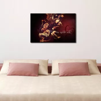 Tablou decorativ, 4570POC-10, Canvas, Dimensiune: 45 x 70 cm, Multicolor imagine