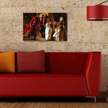 Tablou decorativ, 4570POC-12, Canvas, Dimensiune: 45 x 70 cm, Multicolor imagine