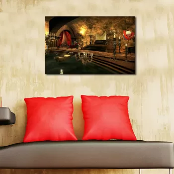 Tablou decorativ, 4570POC-7, Canvas, Dimensiune: 45 x 70 cm, Multicolor imagine