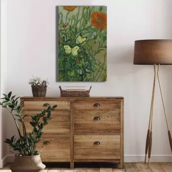Tablou decorativ, 4570VANGOGH002, Canvas , Lemn, Multicolor imagine