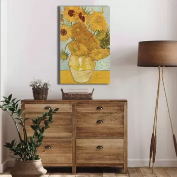 Tablou decorativ, 4570VANGOGH003, Canvas , Lemn, Multicolor imagine