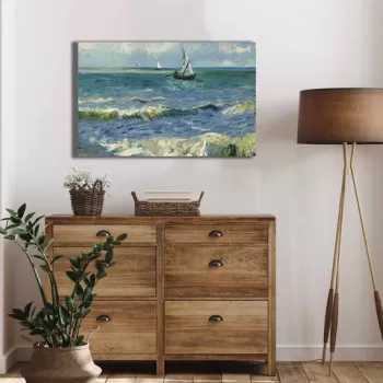 Tablou decorativ, 4570VANGOGH007, Canvas , Lemn, Multicolor imagine