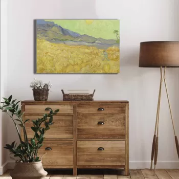 Tablou decorativ, 4570VANGOGH010, Canvas , Lemn, Multicolor imagine