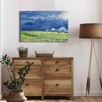 Tablou decorativ, 4570VANGOGH011, Canvas , Lemn, Multicolor imagine