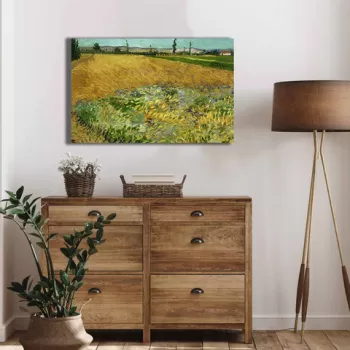 Tablou decorativ, 4570VANGOGH012, Canvas , Lemn, Multicolor imagine