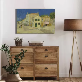Tablou decorativ, 4570VANGOGH016, Canvas , Lemn, Multicolor imagine