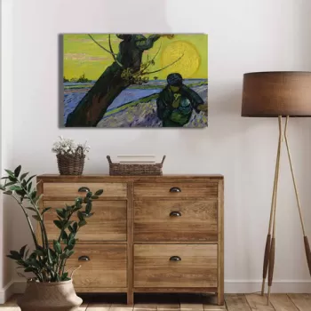 Tablou decorativ, 4570VANGOGH018, Canvas , Lemn, Multicolor imagine