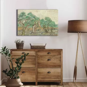Tablou decorativ, 4570VANGOGH021, Canvas , Lemn, Multicolor imagine