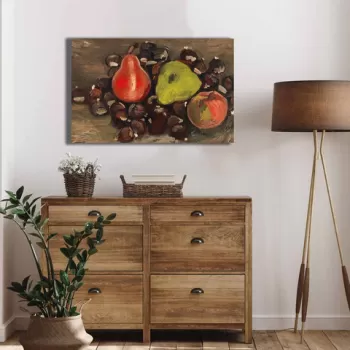 Tablou decorativ, 4570VANGOGH025, Canvas , Lemn, Multicolor imagine