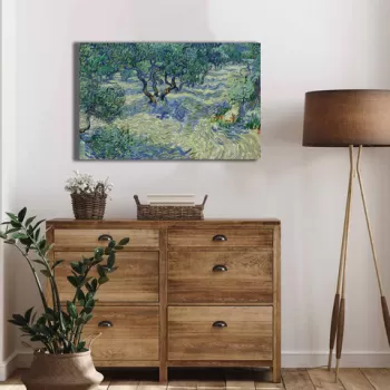 Tablou decorativ, 4570VANGOGH030, Canvas , Lemn, Multicolor imagine