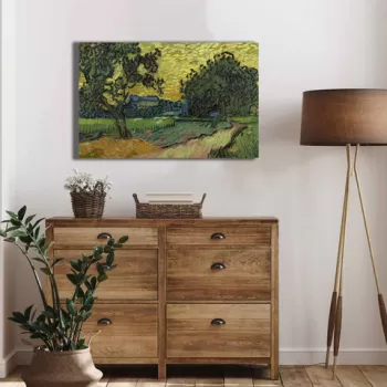 Tablou decorativ, 4570VANGOGH032, Canvas , Lemn, Multicolor imagine