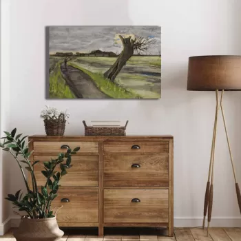 Tablou decorativ, 4570VANGOGH034, Canvas , Lemn, Multicolor imagine