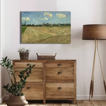 Tablou decorativ, 4570VANGOGH039, Canvas , Lemn, Multicolor imagine