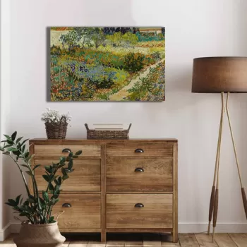 Tablou decorativ, 4570VANGOGH040, Canvas , Lemn, Multicolor imagine