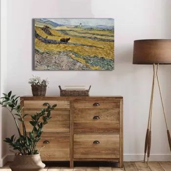 Tablou decorativ, 4570VANGOGH042, Canvas , Lemn, Multicolor imagine